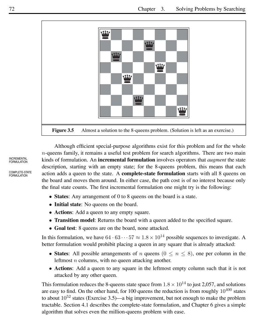 HW#1: The n-queens Problem Consider the n-queens | Chegg.com