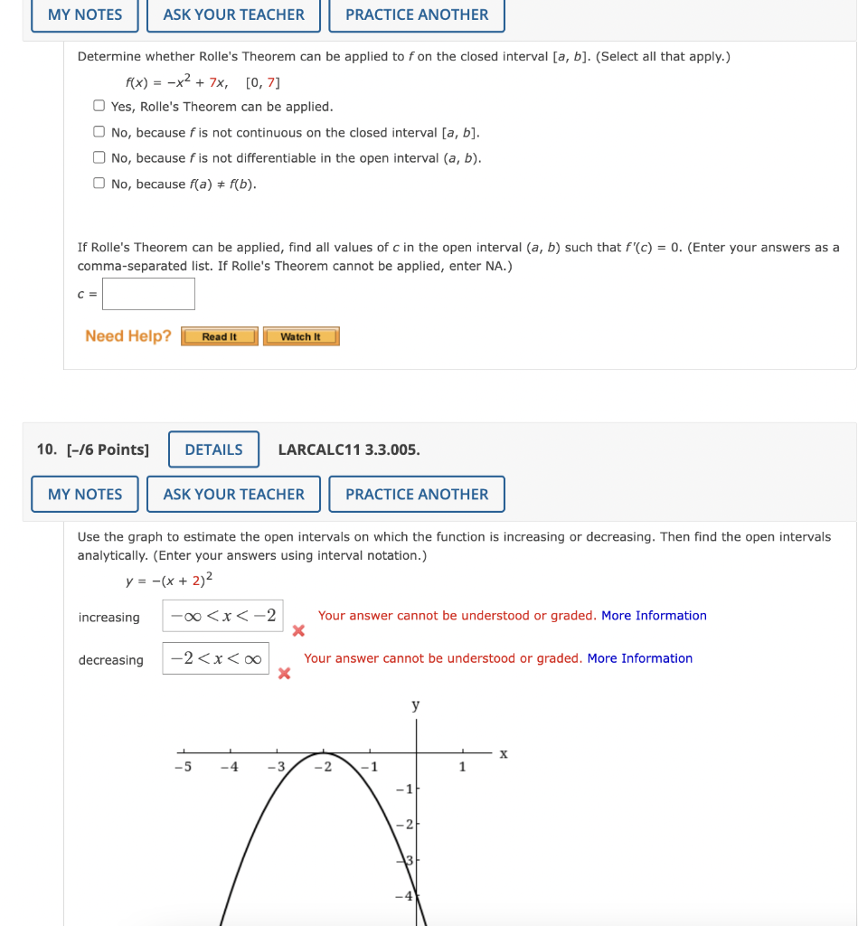 Solved Determine Whether Rolle's Theorem Can Be Applied To F | Chegg.com