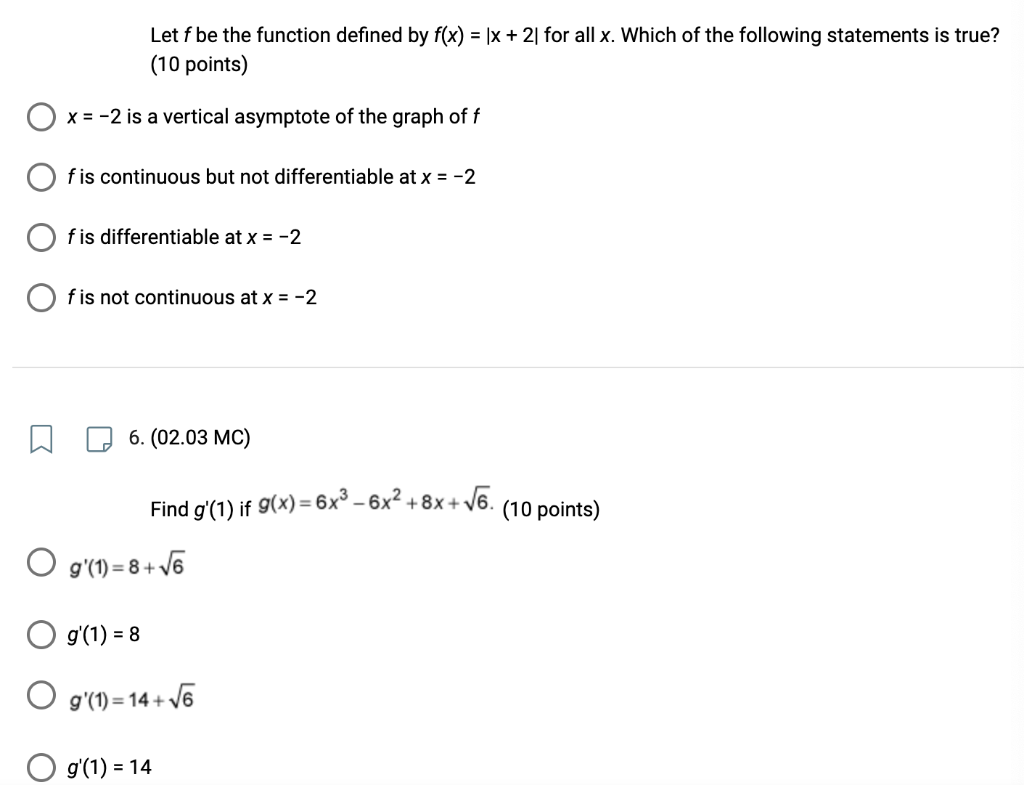 Solved Let F Be The Function Defined By F x X 2 For All Chegg
