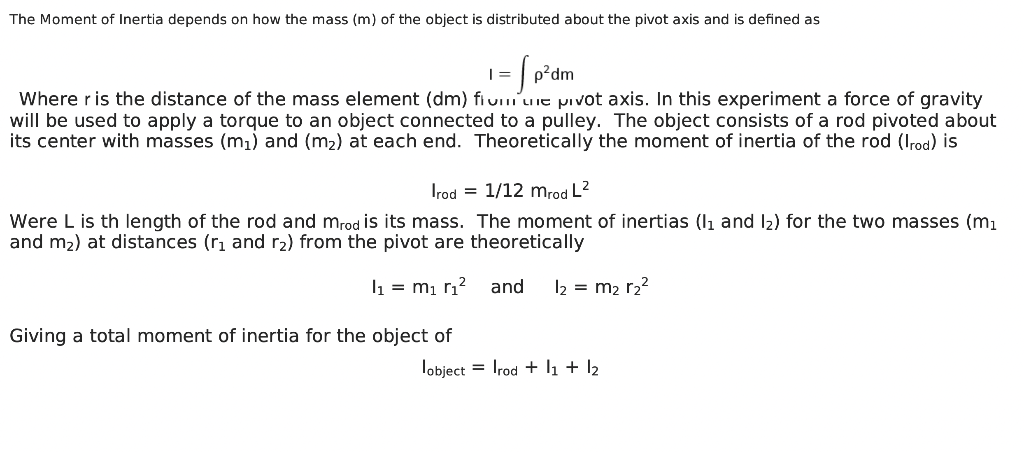 Solved The angular acceleration (a) of an object depends on | Chegg.com