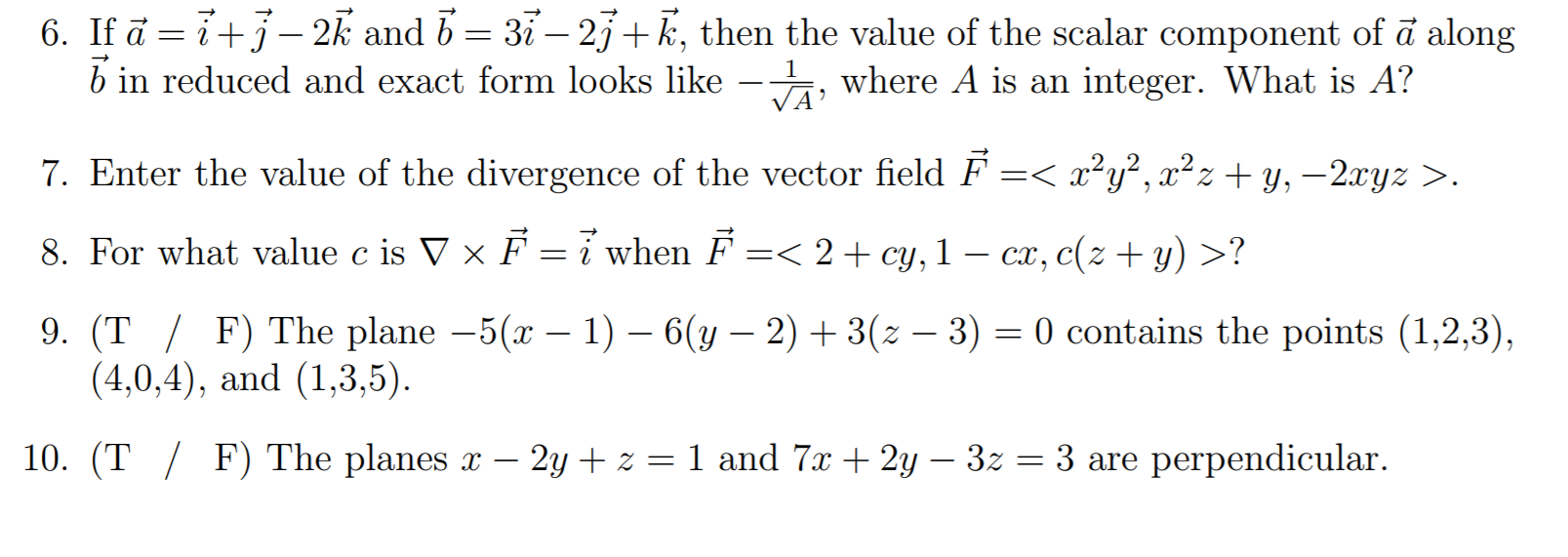 Solved 6 Ifa I 1 2k And 7 31 23 K Then The Value O Chegg Com