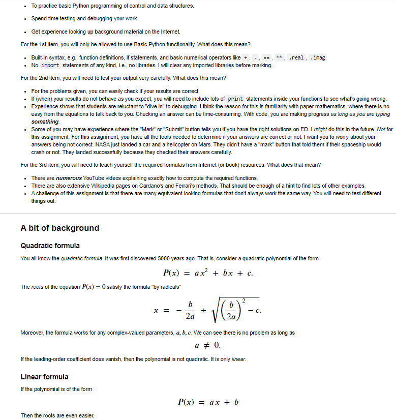 To practice basic Python programming of control and | Chegg.com