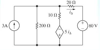 Solved By hand, use the node-voltage method to solve for the | Chegg.com