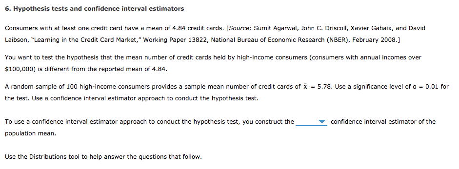 hypothesis test calculator 95% confidence