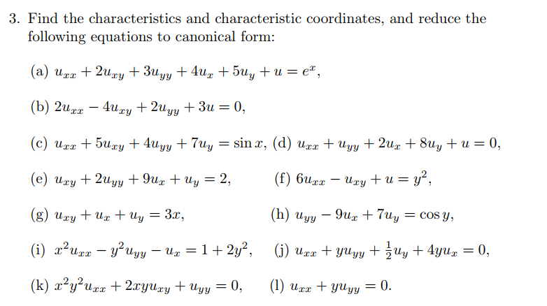 Solved Find the characteristics and characteristic | Chegg.com