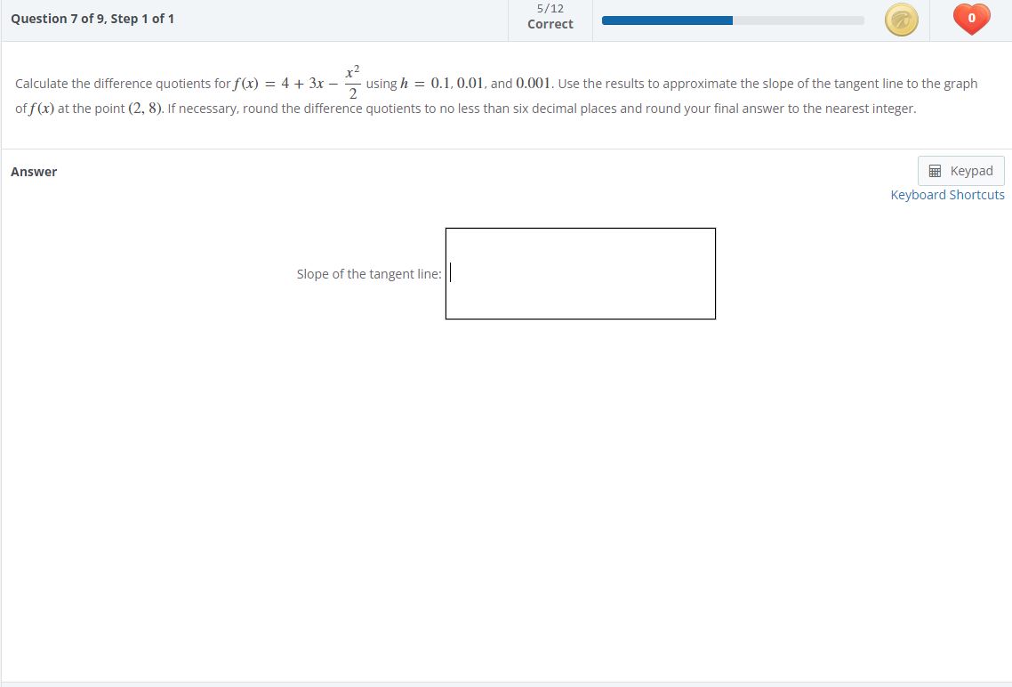 Difference Quotient Calculator