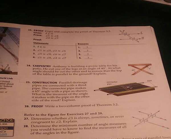 Solved 23 PROOF Given Copy And Complete The Proof Of Chegg