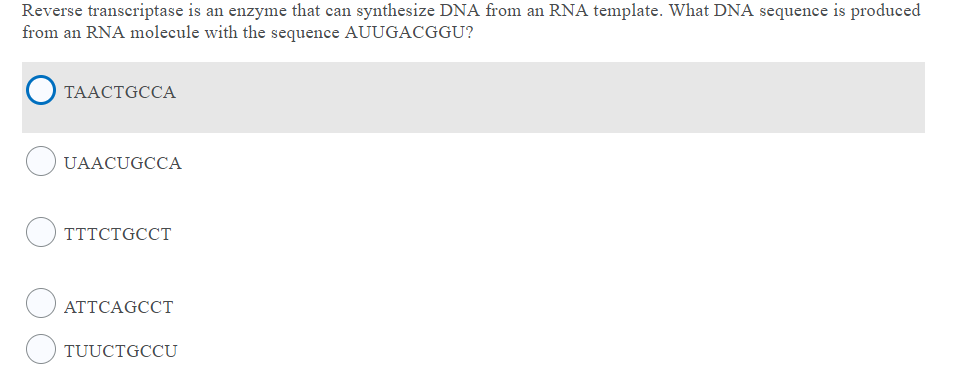 Solved Reverse Transcriptase Is An Enzyme That Can Chegg Solved Reverse Transcriptase Is An Enzyme That Can Chegg