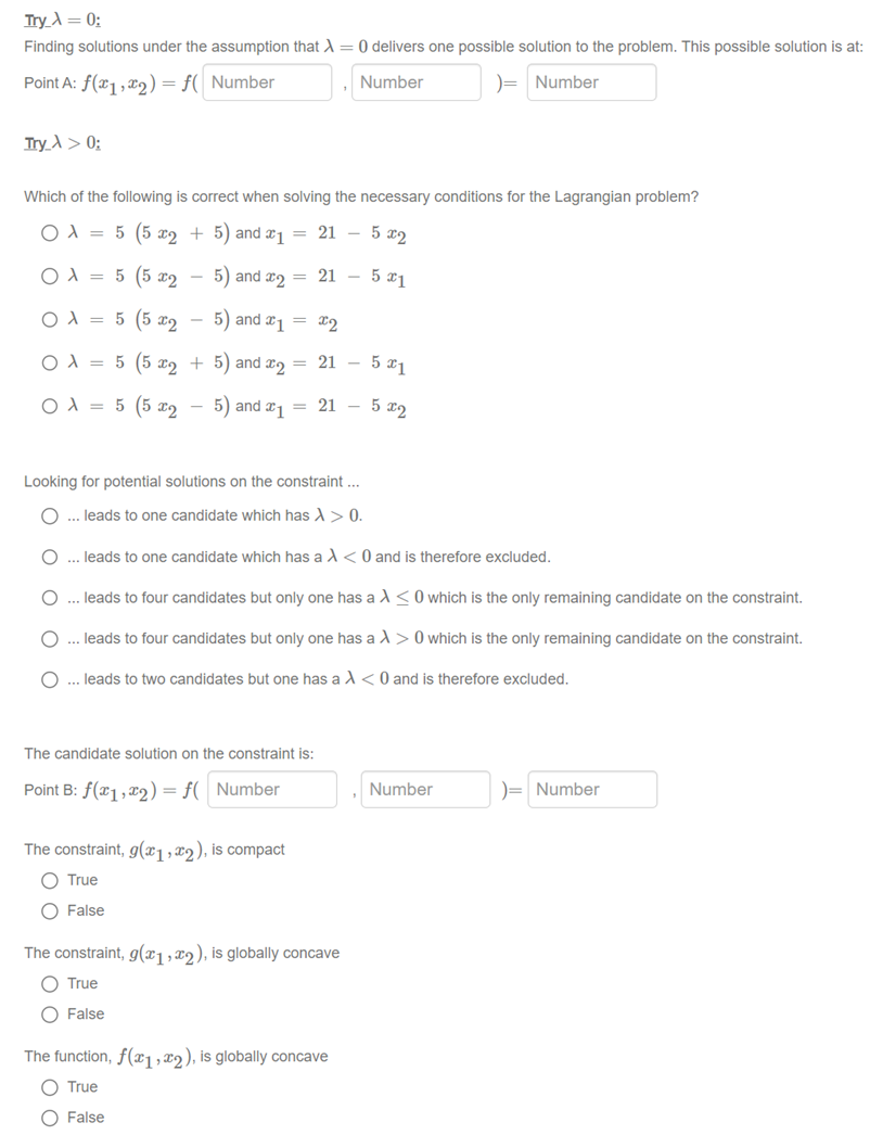 Iry−λ=0; Finding solutions under the assumption that | Chegg.com