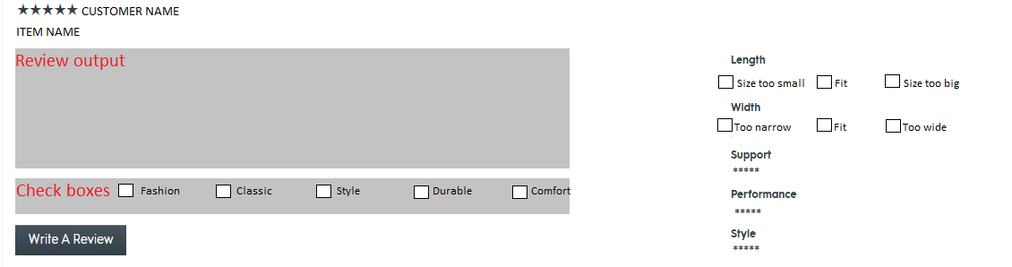 Solved ⋆⋆⋆⋆⋆ CUSTOMER NAME ITEM NAME Review output Length | Chegg.com