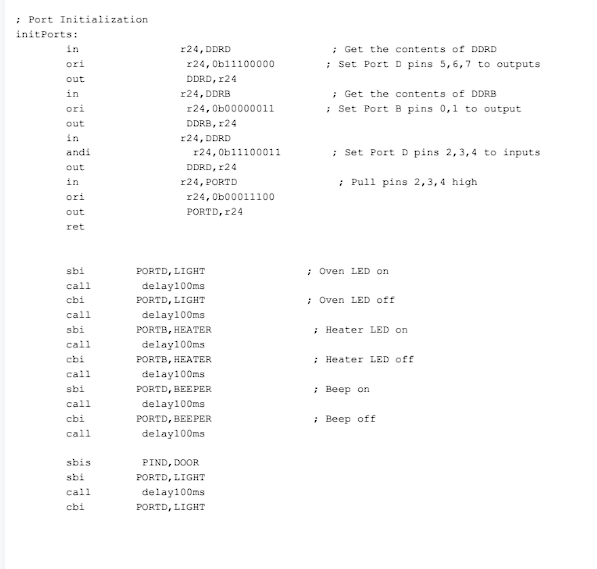 Solved How would you make a 100ms delay in microasmbly | Chegg.com