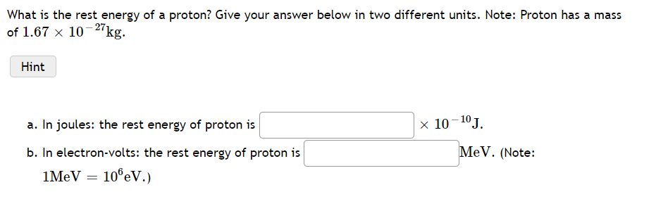 solved-what-is-the-rest-energy-of-a-proton-give-your-answer-chegg