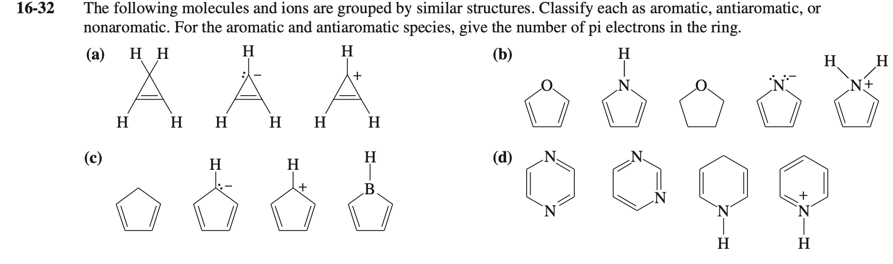 Solved The Following Molecules And Ions Are Grouped By | Chegg.com