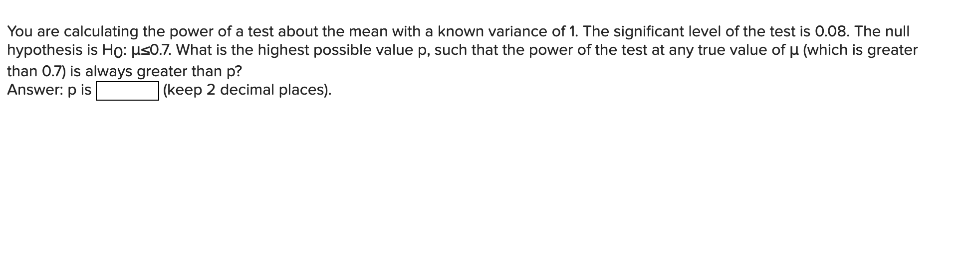 what does power of the test mean in statistics