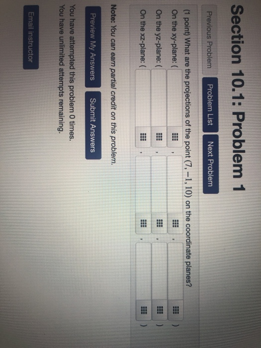 Solved Section 10.1: Problem 1 Previous Problem Problen List | Chegg.com