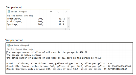 Solved Sample input auto.but - Notepad File Edit Format View | Chegg.com