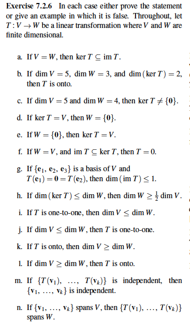 Solved Exercise 7 2 6 In Each Case Either Prove The State Chegg Com