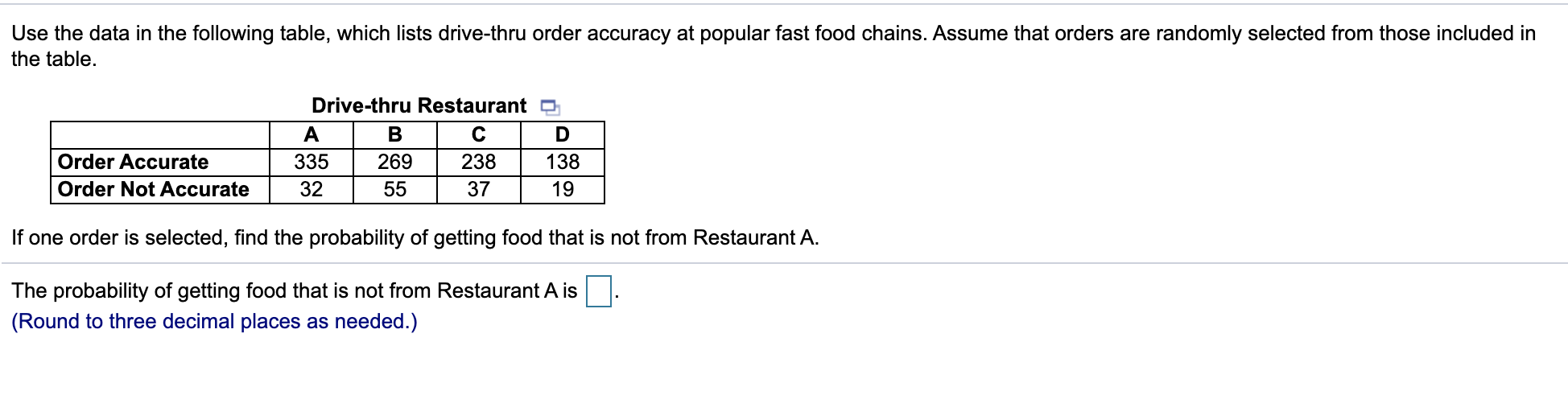 Solved Use The Data In The Following Table, Which Lists | Chegg.com