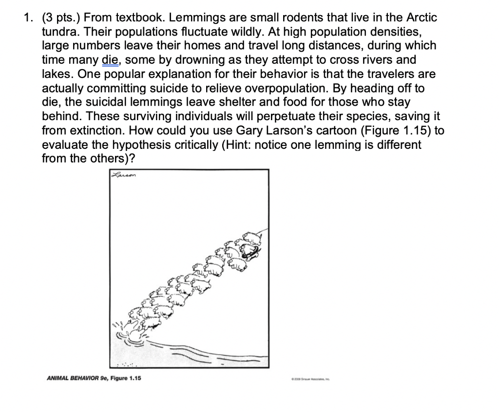 The Myth of Suicidal Lemmings