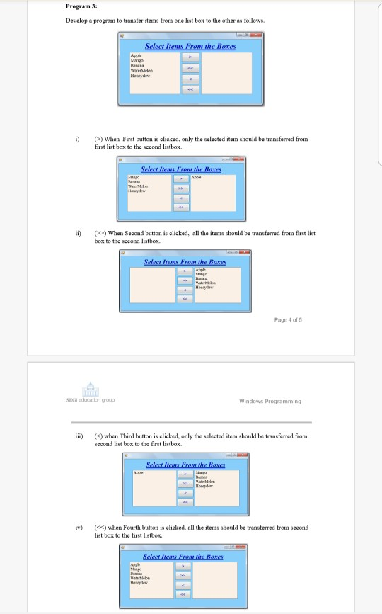 Solved it need to be done in visual studio and i need the | Chegg.com