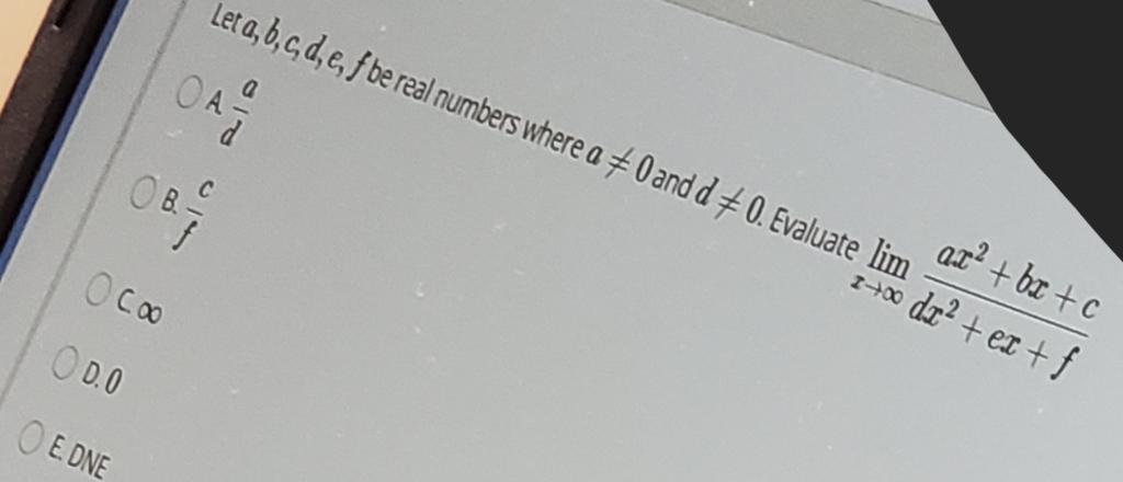 Solved Let A,b Be Positive Real Numbers With A =0. The | Chegg.com