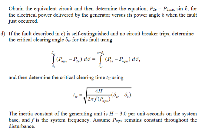 Solved Figure above shows a 50 Hz power system. All | Chegg.com