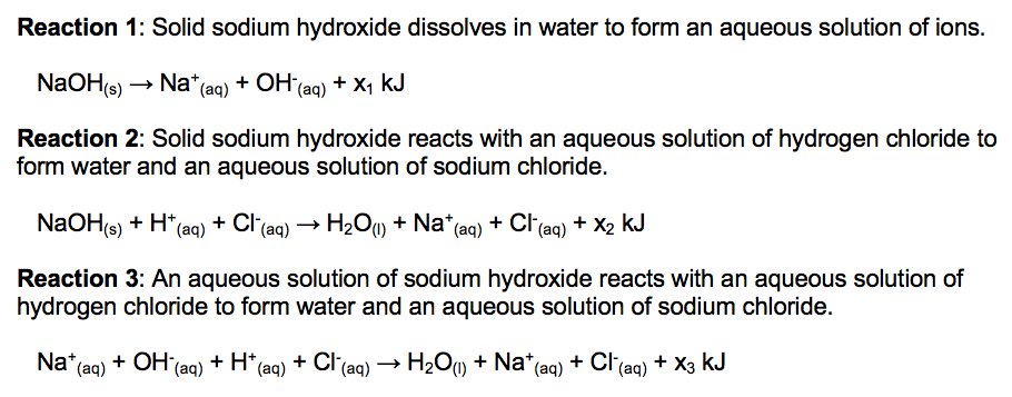 Solved Write the net ionic equations for Reactions 1, 2 and | Chegg.com