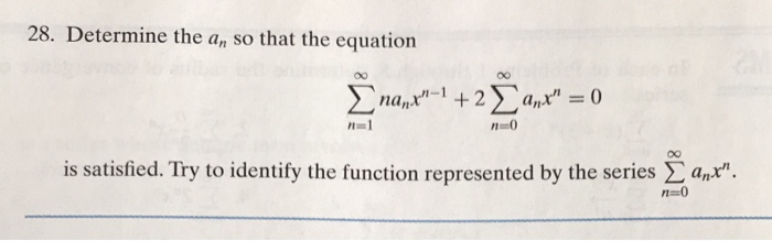 Solved 28. Determine the a, so that the equation 1-1 1-0 is | Chegg.com