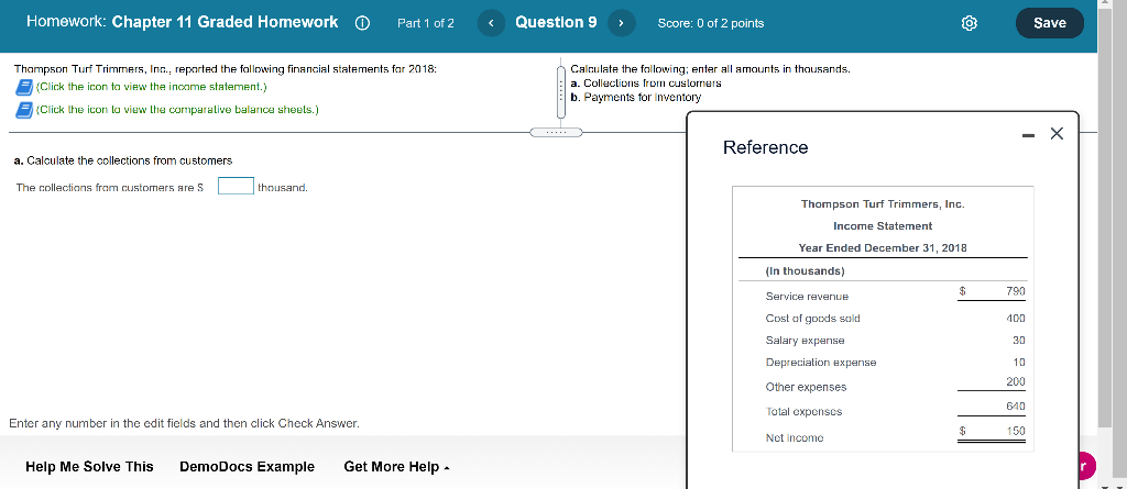 Solved Homework: Chapter 11 Graded Homework Part 1 of 2