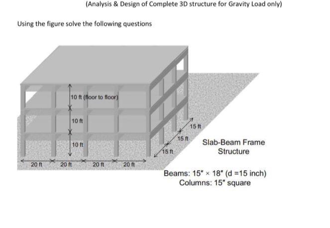 Solved (Analysis \& Design of Complete 3D structure for | Chegg.com