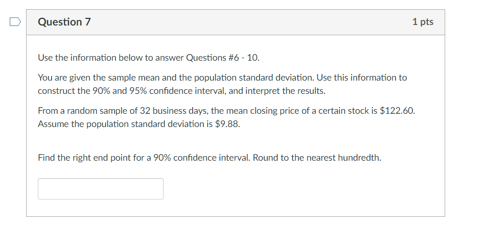 Solved Question 3 1 pts Use the information below to answer | Chegg.com