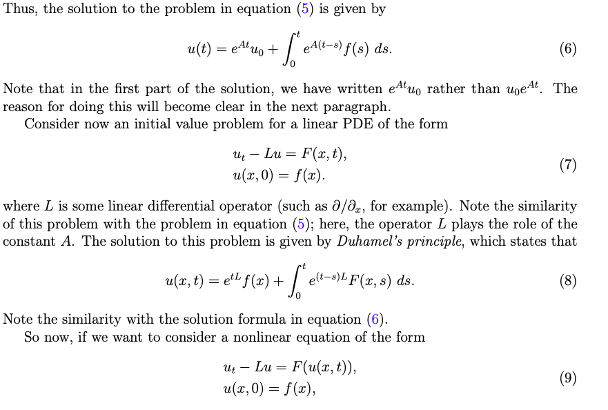 Solved Verify that the formula in Duhamel’s principle