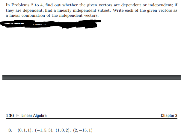 Solved In Problems 2 to 4, find out whether the given | Chegg.com