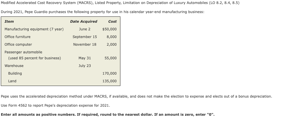 modified-accelerated-cost-recovery-system-macrs-chegg