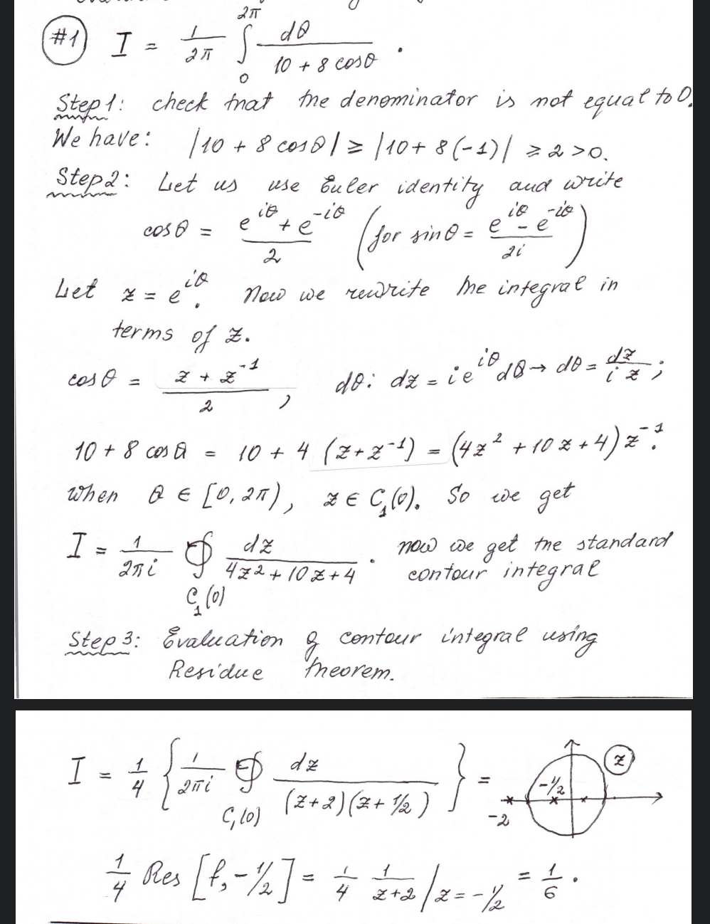Solved Here is the complex analysis, cos(theta) | Chegg.com Solved Here is the complex analysis, cos(theta) | Chegg.com