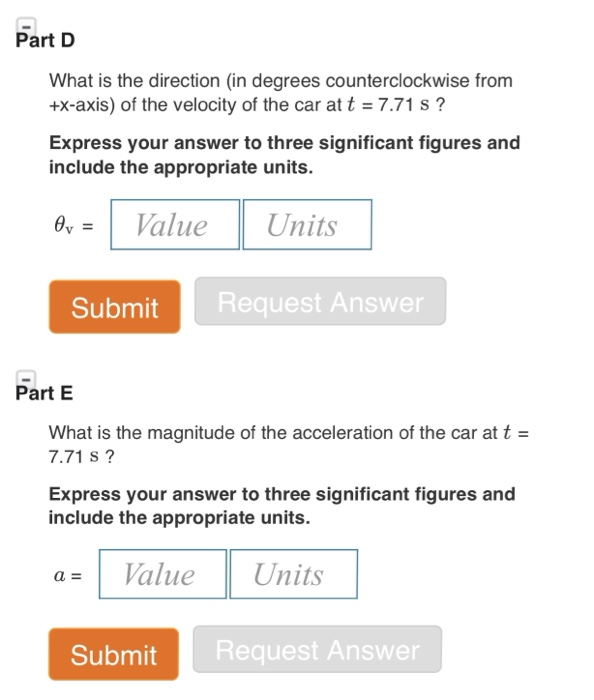 Solved A remotecontrolled car is moving in a vacant parking