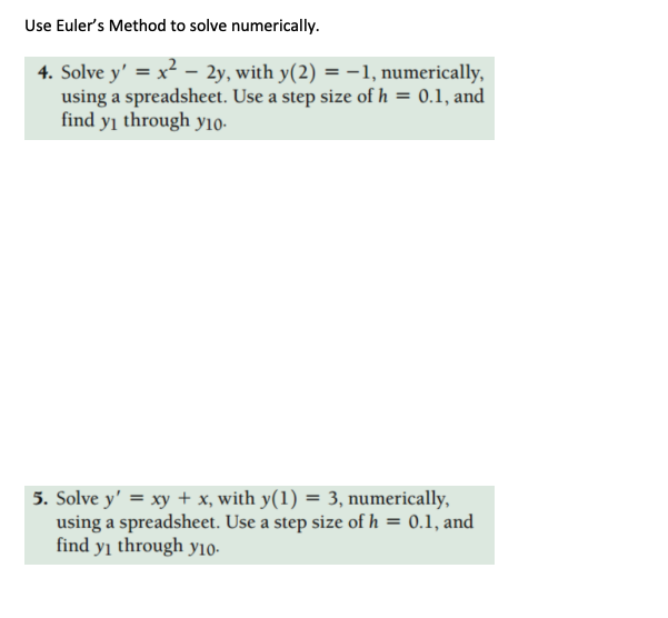 Solved For exercise 3a, show all the steps by hand by | Chegg.com
