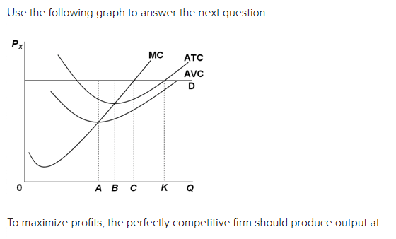 Solved a. K. b. B. c. A. d. C. 2. Which of the | Chegg.com