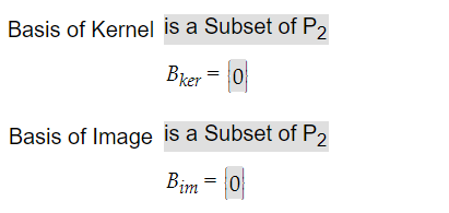 Solved Give a basis for the kernel of T and the image of T | Chegg.com