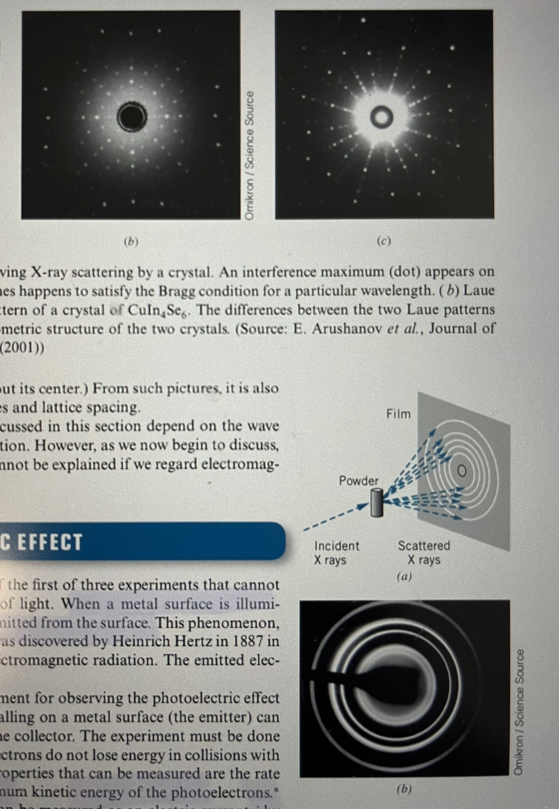 Solved The Structure Of Crystals Can Be Revealed By X-ray | Chegg.com