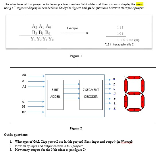 Solved answer the question and Write a WinCUPL code and | Chegg.com