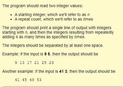 Solved The program should read two integer values: • A | Chegg.com