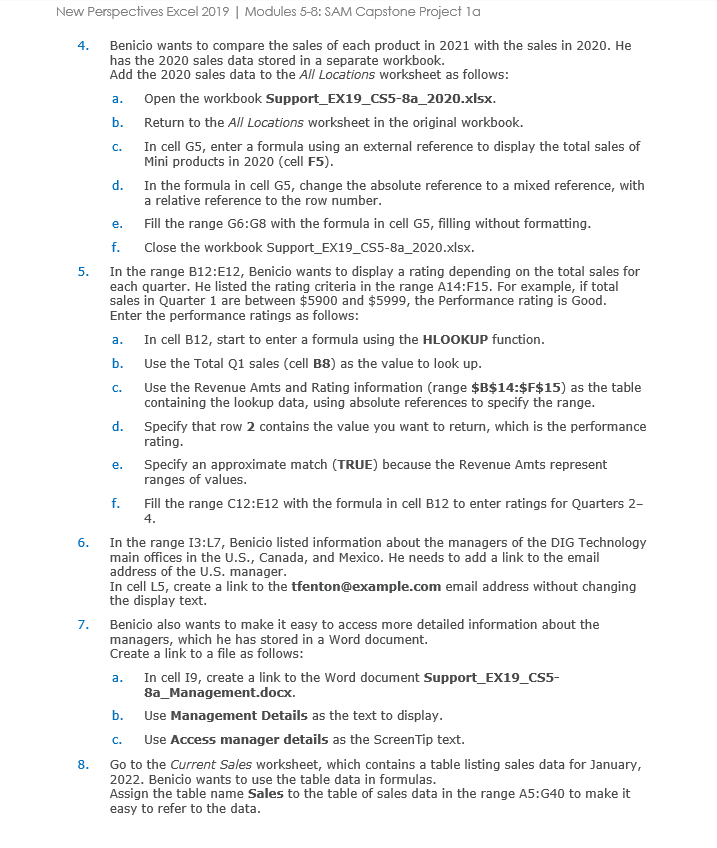 Excel volume 1 grader project annual report capstone 2 picture