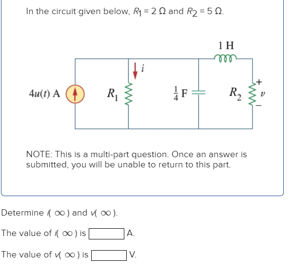 Solved Required information In the circuit given below, R1 = | Chegg.com