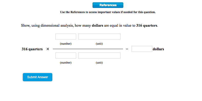 Solved References Use the References to access important | Chegg.com