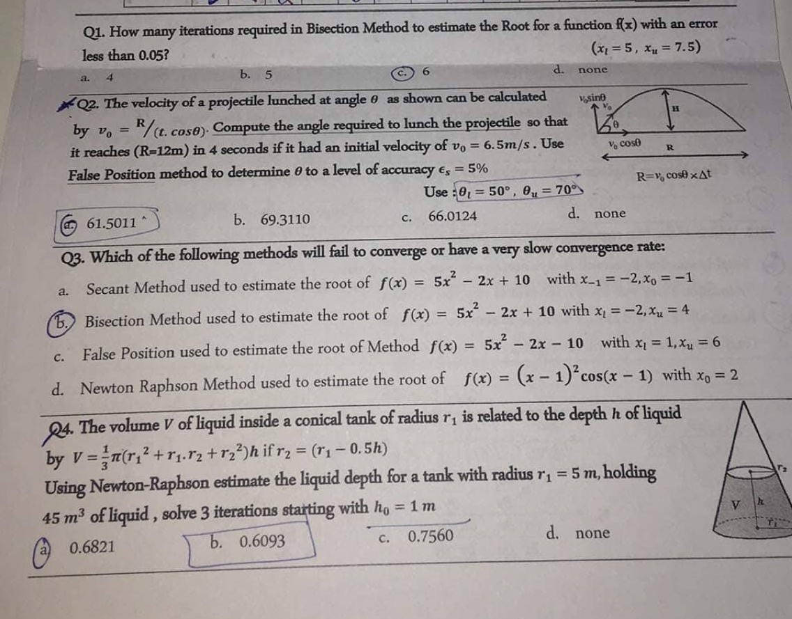 Numerical Analysis, SHOW STEP BY STEP | Chegg.com