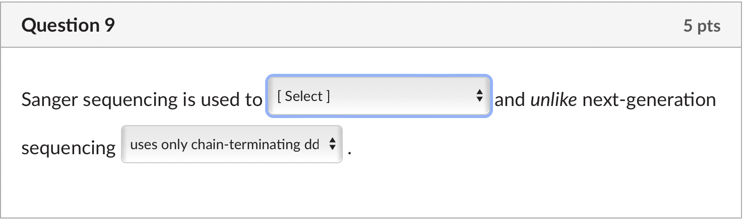 Solved Sanger Sequencing Is Used To And Unlike Chegg