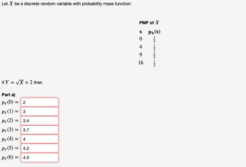 Solved Let X be a discrete random variable with probability | Chegg.com