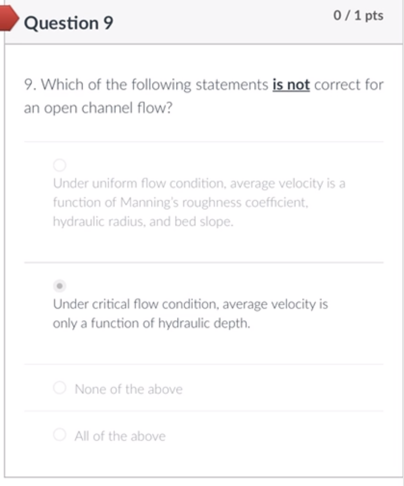 Solved 1. Which of the following statements is not correct? | Chegg.com