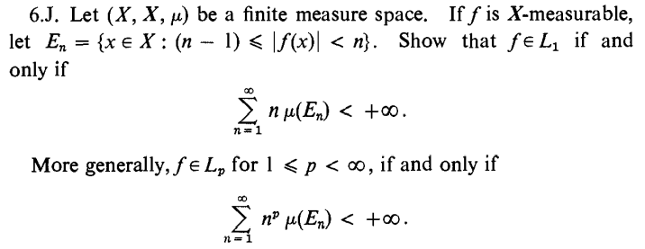 Solved 6.J. Let (X,X,μ) be a finite measure space. If f is | Chegg.com